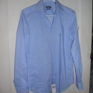 NEW! Van Heusen Long sleeve shirt. Blue Checkered